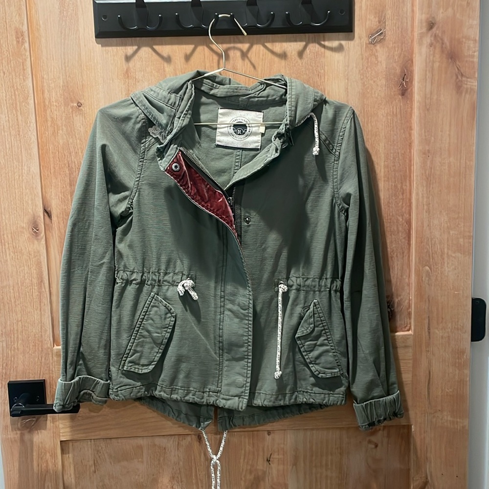 Anthropologie army, green jacket